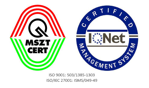 Danutek certified ISO 9001 and ISO 27001