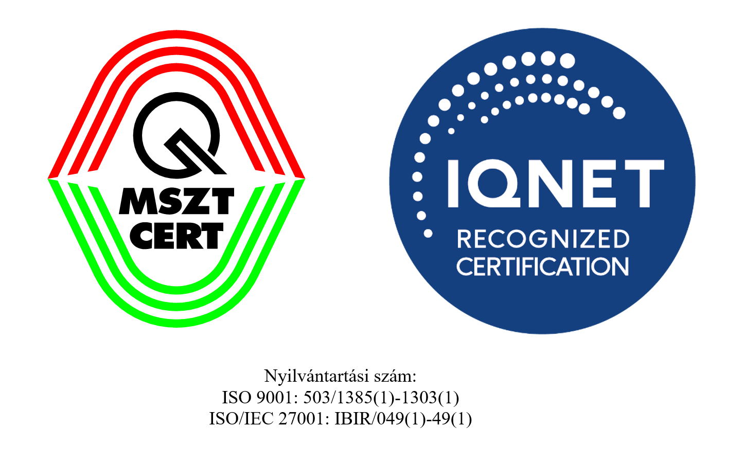 Danutek certified ISO 9001 and ISO 27001